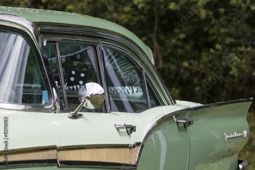 Front view of vintage American car © FotoKachna