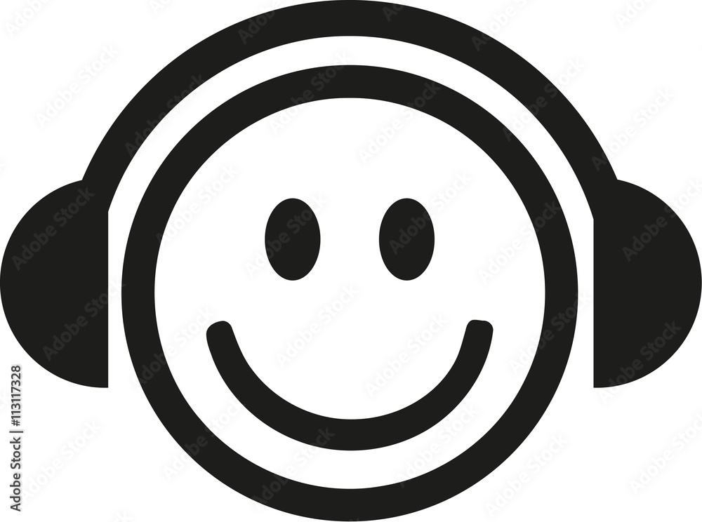 Fototapeta premium DJ smiley