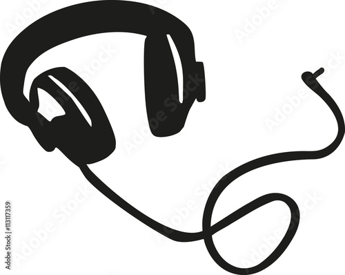Headphones with plug