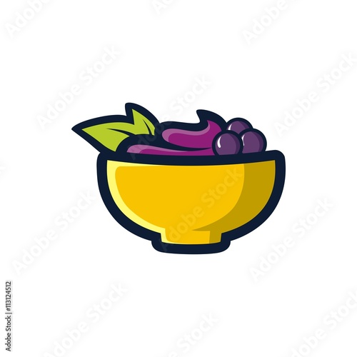A bowl of acai