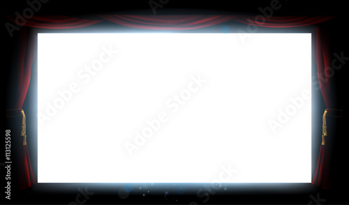 Cinema Screen and Curtains
