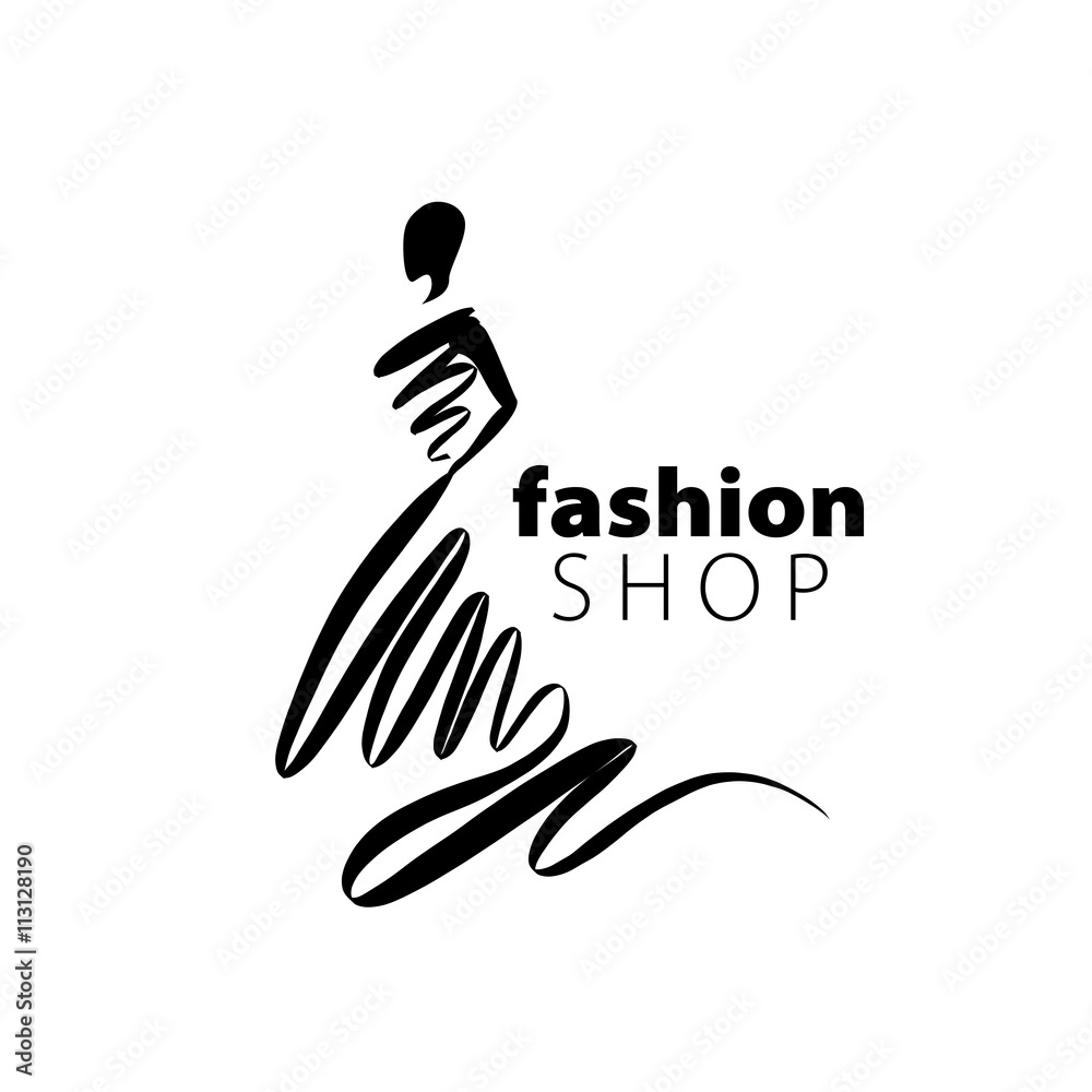 Obraz premium vector logo girls