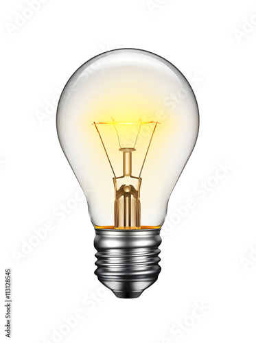 Glowing Light Bulb
