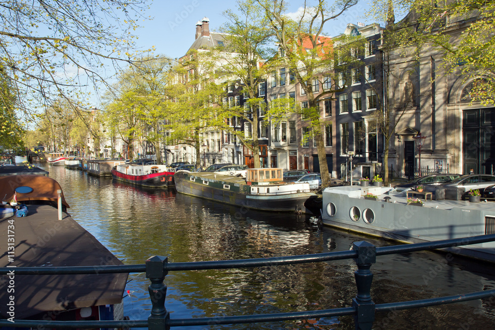 Amsterdam, Altstadt, Hausboote