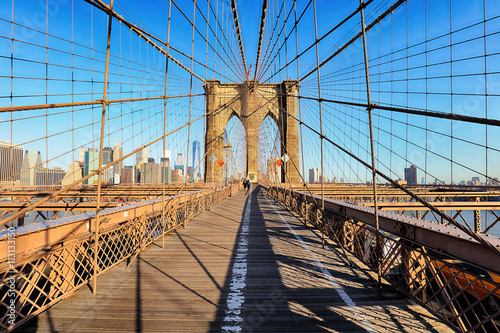 Brooklyn Bridge, New York City, nobody © TTstudio