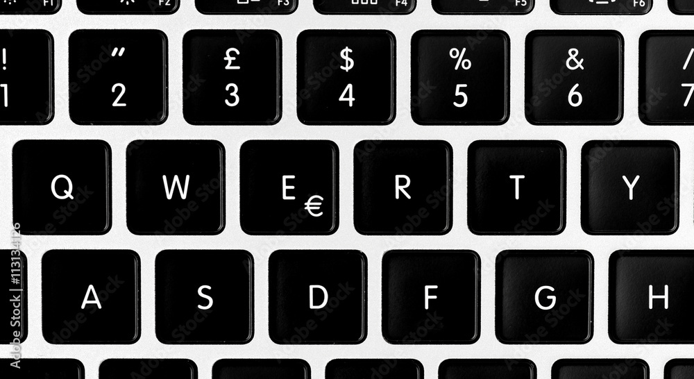 QUERTY laptop keyboard black QUERTY laptop keyboard black