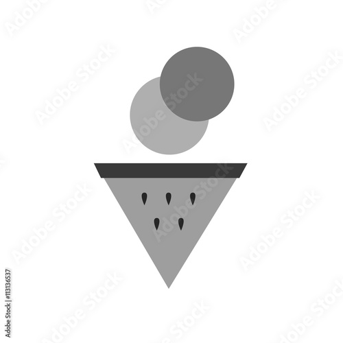 Summer logo silhouette, vec...