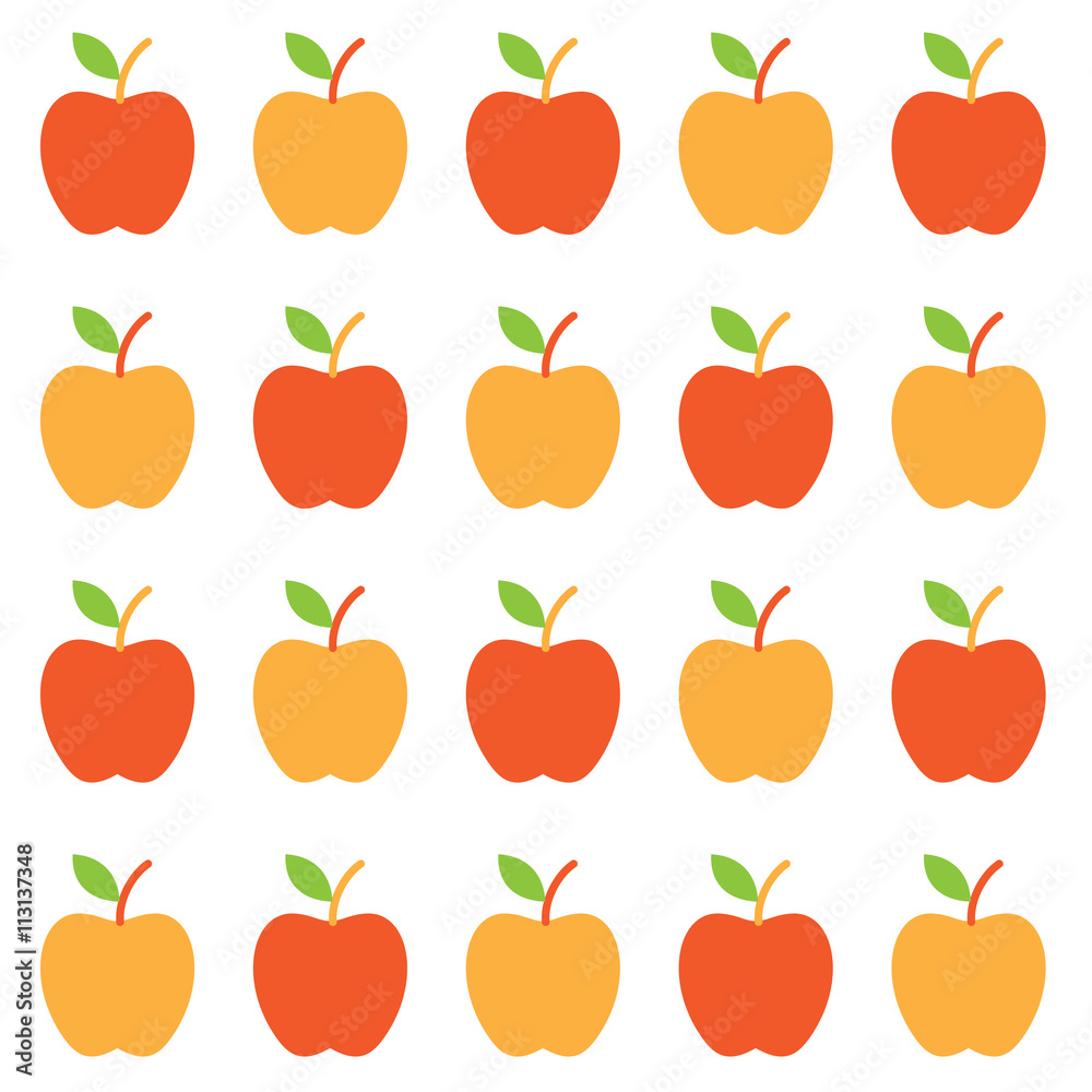 Apple icon pattern. Vector design. Apple icon pattern. Vector design.