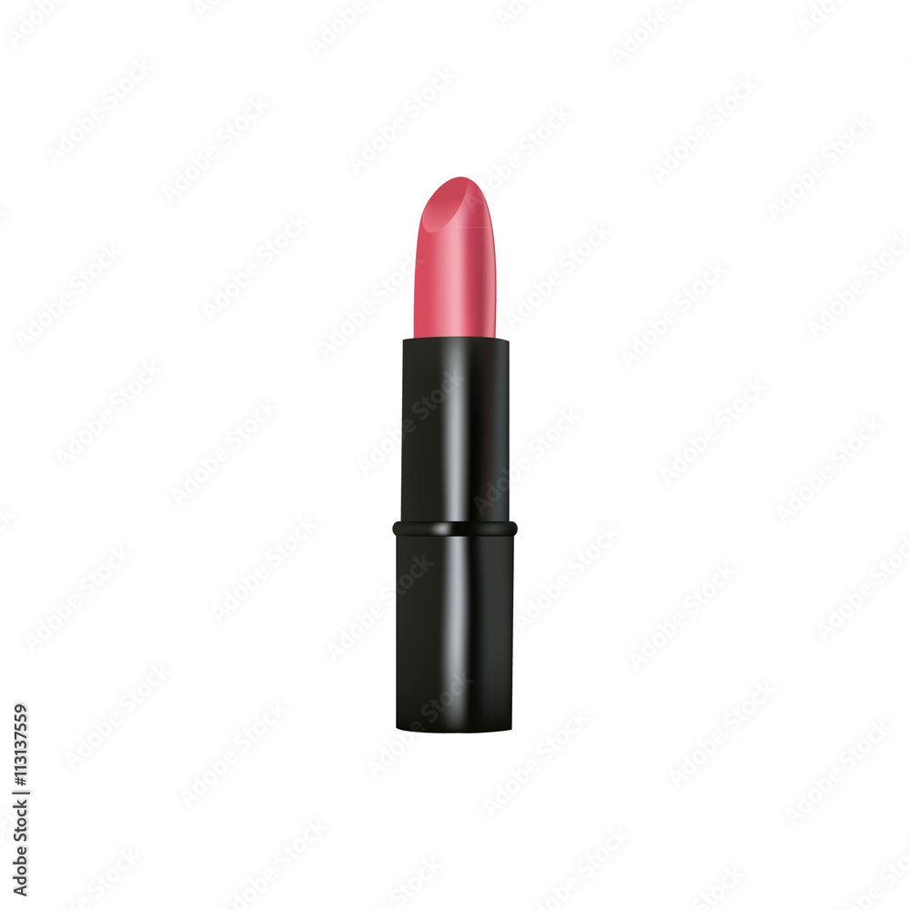 Isolated object. Lipstick. Realistic object. Isolated object. Lipstick. Realistic object.