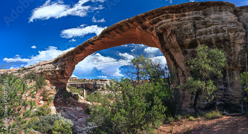 Owachomo bridge in Natural Bridges National Monument, Utah,  USA photo