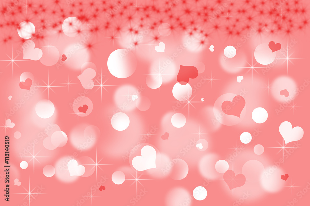 Love hearts background 