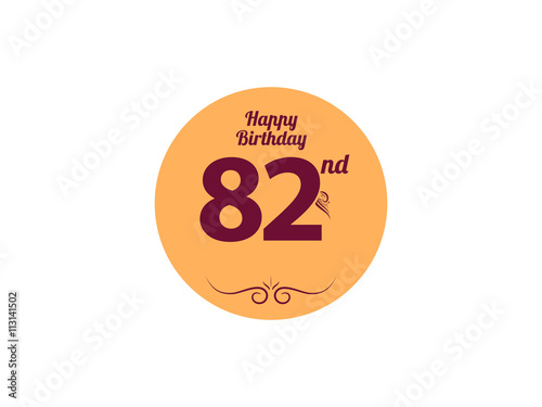 Happy Birthday vintage logo