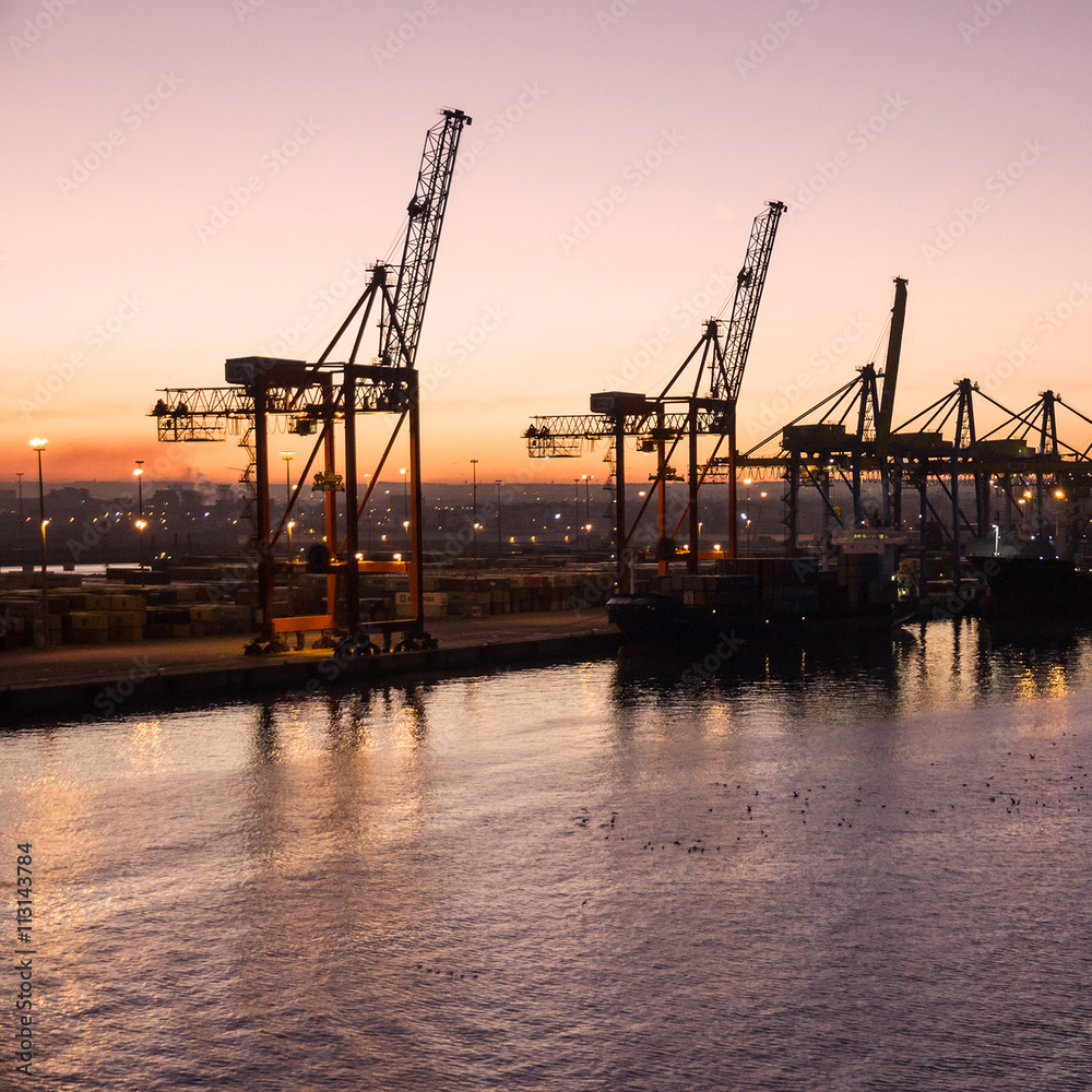 Cargo sea port, Casablanca, Marocco