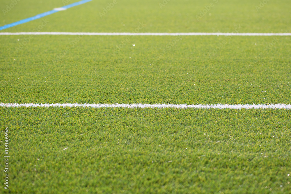 Obraz premium 人工芝のサッカー場