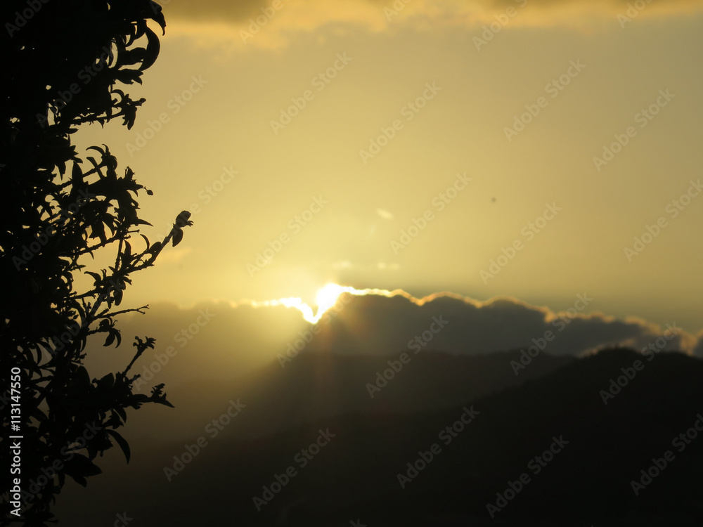 Fototapeta premium Clouds with silver lining