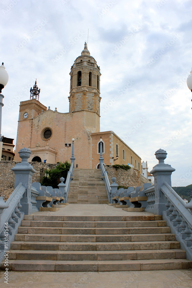 Kirche in Sitges - Spanien