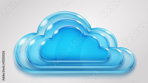 Glass multilayered cloud