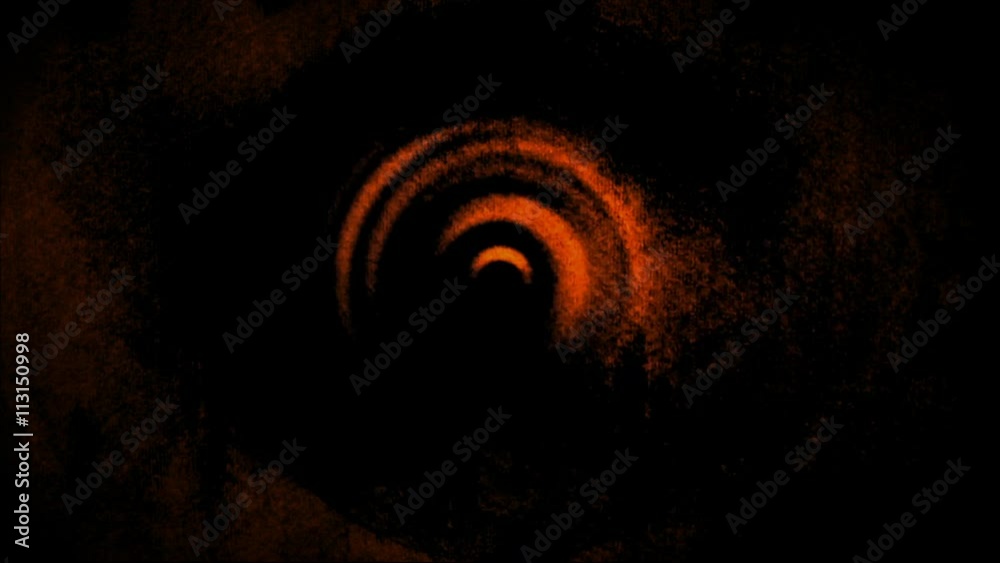 Fondo Abstracto Circular Oscuro de Luces y Sombras de altavoz sobre papel rugoso

