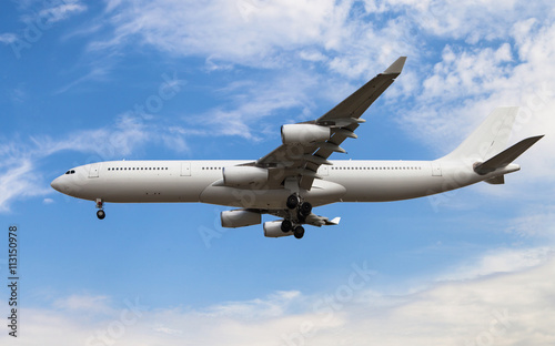 Obraz na płótnie Airbus A340-300 w salonie