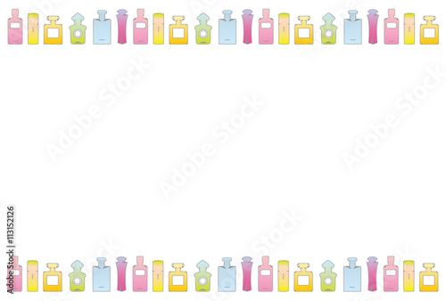 Background : Various perfume bottles