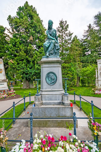 Grave of composer  W. A. Mozart  at Vienna Central Cemetery photo