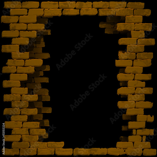 break in a brick wall