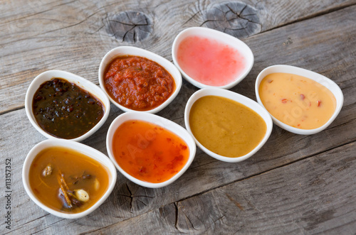 Different type of sauces