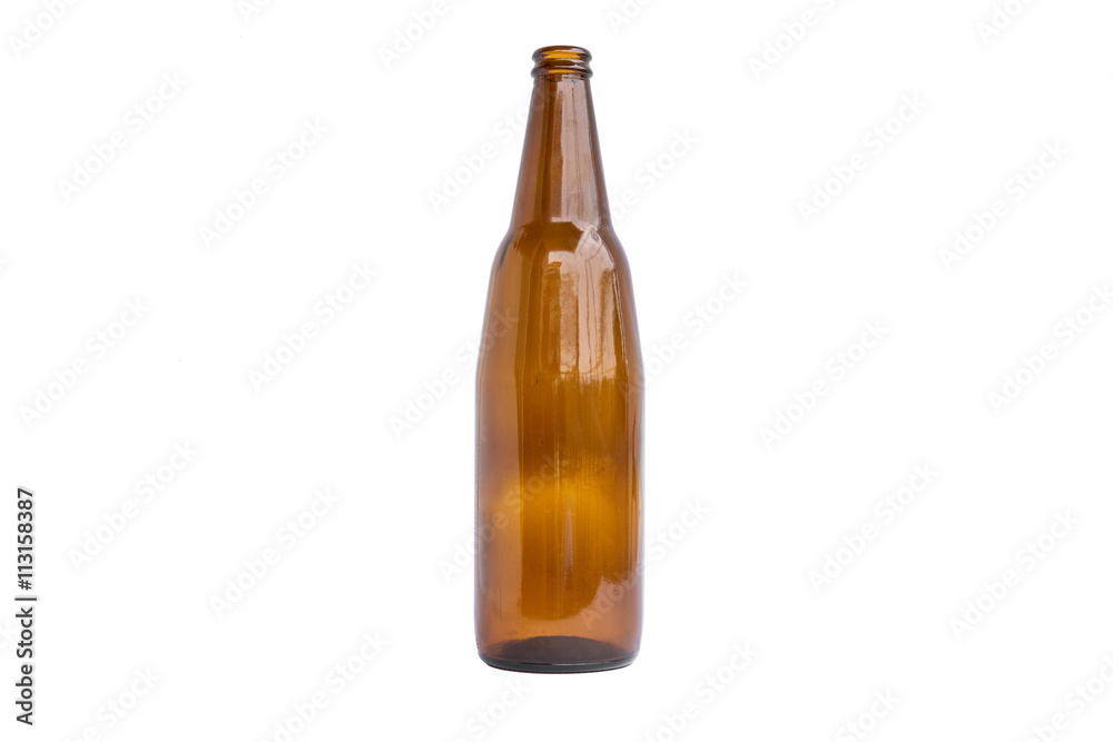 Glass bottles for beer, alcohol or other beverage industry isolated on white background. Glass bottles for beer, alcohol or other beverage industry isolated on white background.
