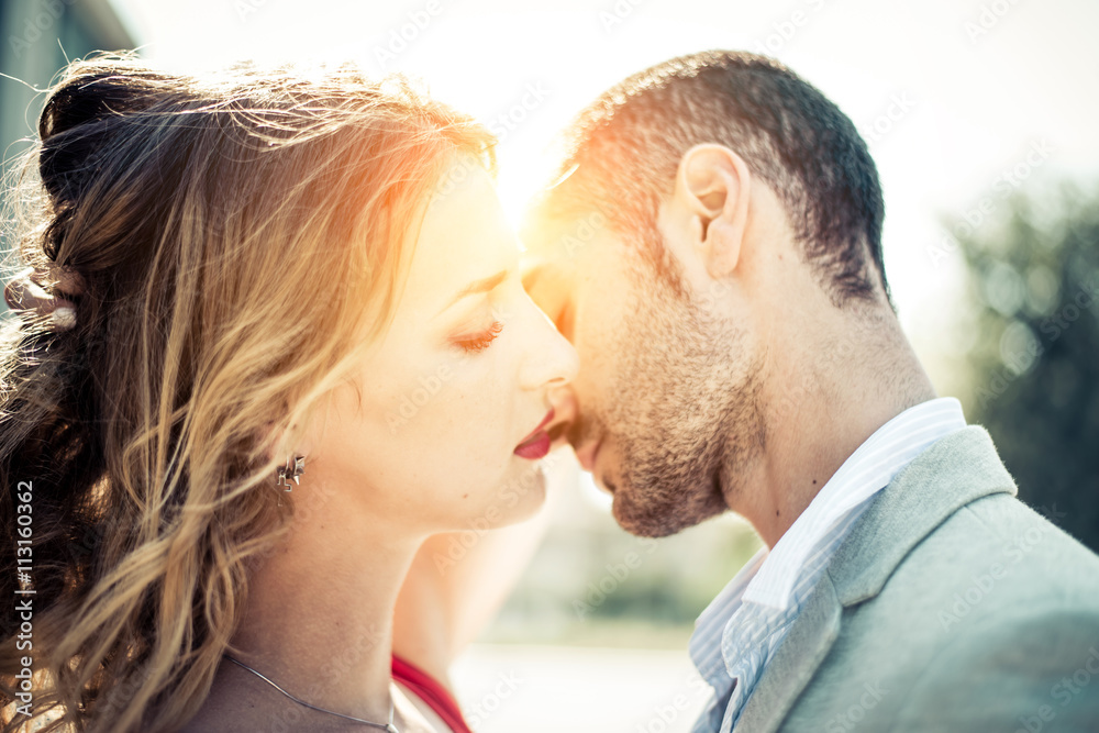 Couple kissing Couple kissing