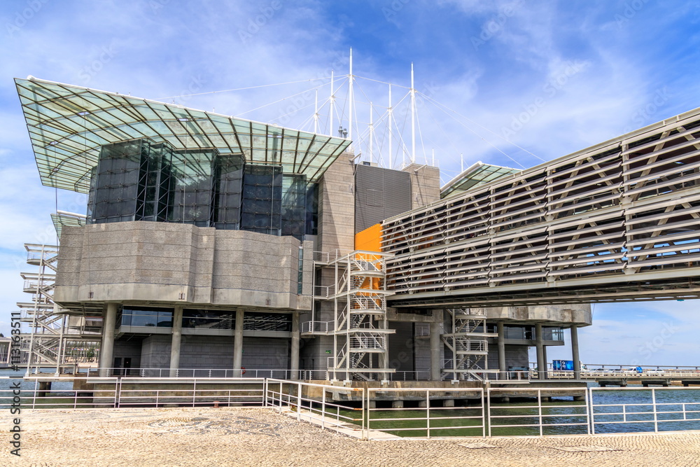 Oceanário no Parque das Nações em Lisboa