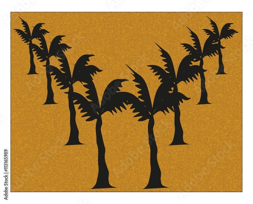 Palm Tree Poster Design