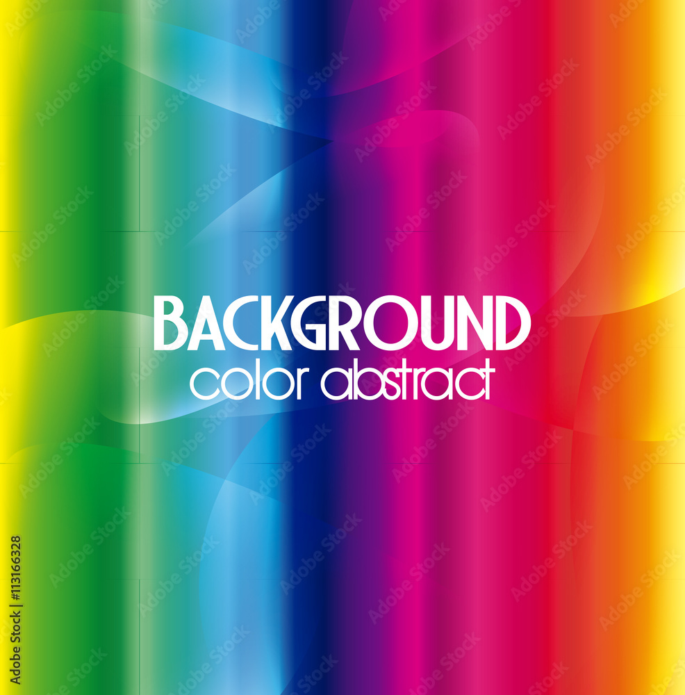 Naklejka premium Multicolored background with abstract shapes, vector illustration
