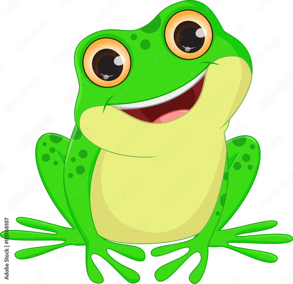 Fototapeta premium cute Frog cartoon