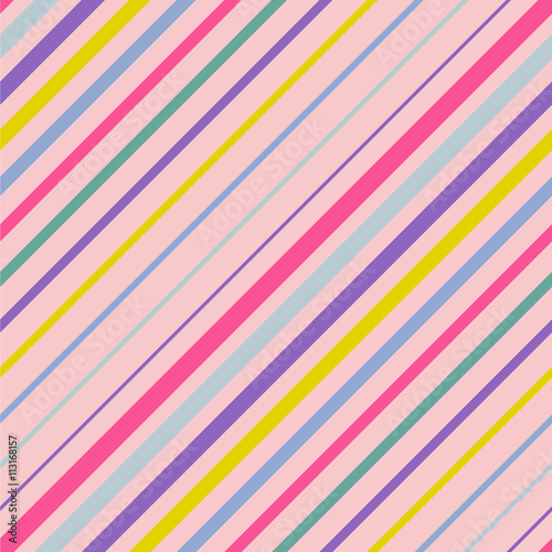 Abstract colorful diagonal striped background.
