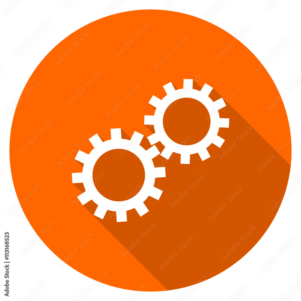 Flat dedisng round vector options web icon Flat dedisng round vector options web icon