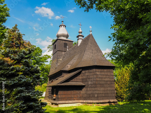 The historic wooden Orthodox Church