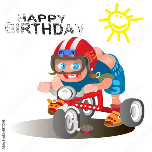 Birthday greetings for the rider