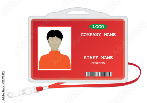 name tag vector design