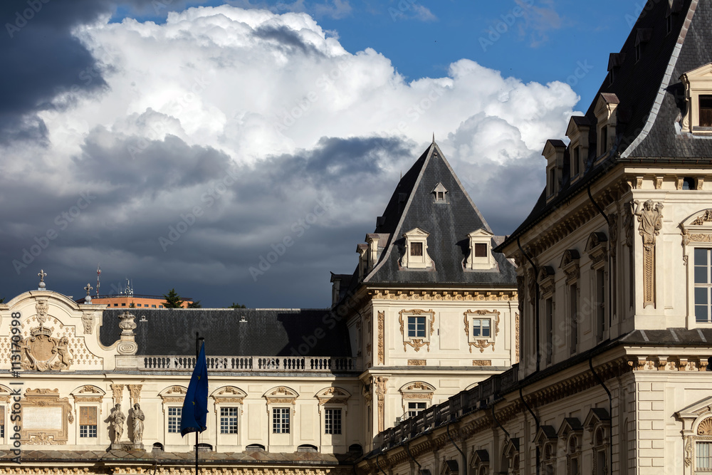 Naklejka premium Castello del Valentino in Turin, Italy