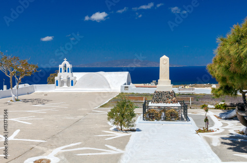 Oia. Greek church.