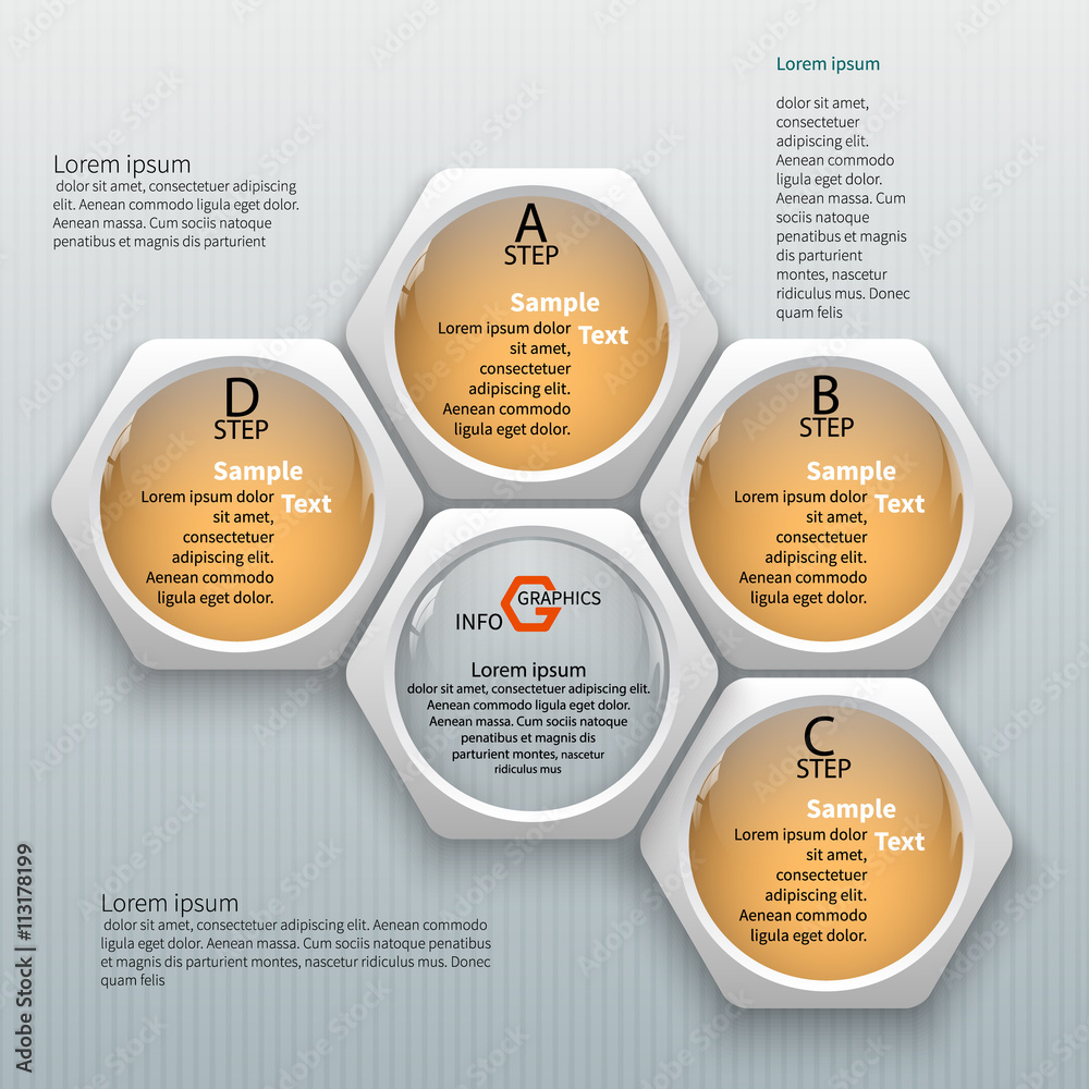 Abstract 3D Paper Infographics Abstract 3D Paper Infographics