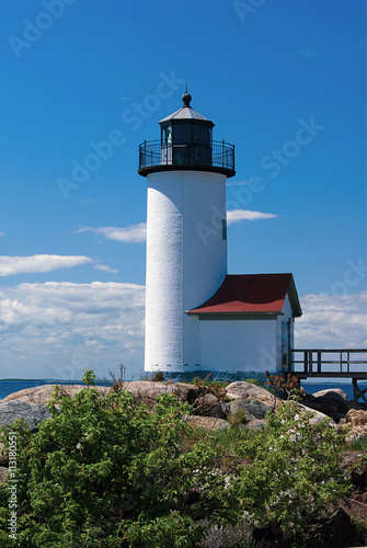 Spring season around Annisquam lighthouse in Massachusetts