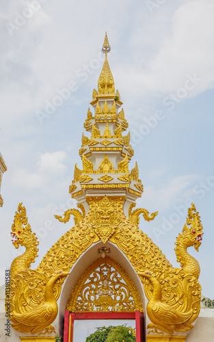  Wat Phra That Phanom is the sacred area in the south of Nakhon Phanom province, northeastern Thailand.