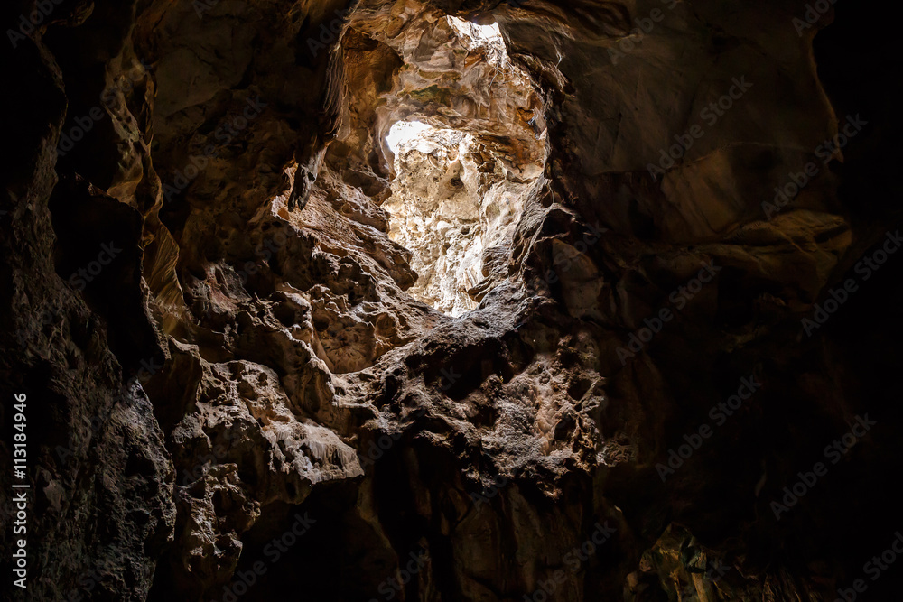 Khao Luang Cave, one of the attractions of Thailand is beautiful