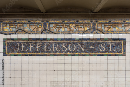 Jefferson Street Station - NYC Subway photo