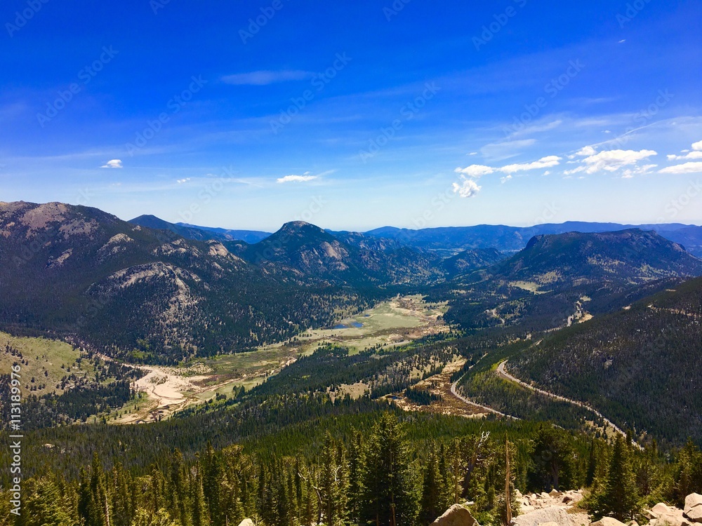 Valley in Rocky Mountain National Park