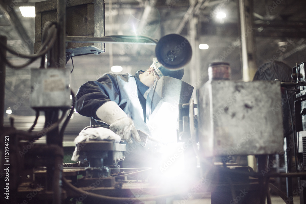 Welder at work Welder at work
