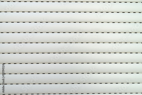 Obraz na płótnie closed blinds / Window with closed blinds w salonie