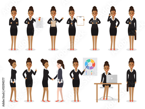 black business woman characters