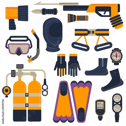 set of diving equipment